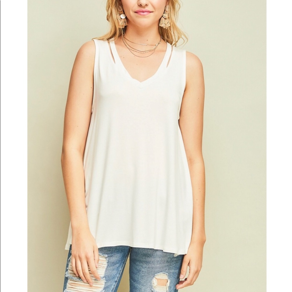Plain Jane White Tee
